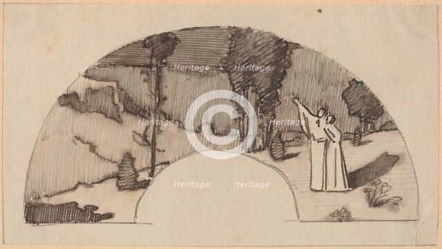 Study for an Archway, 1890/1897. Creator: Charles Sprague Pearce.