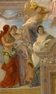 Study for an Architectural Decoration, 1860s. Creator: Paul-Jacques-Aime Baudry