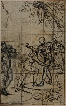Study for an illustration in Tacitus "Tibère, ou Les Six Premiers Livres des Annales" B..., c. 1768. Creator: Hubert Francois Gravelot