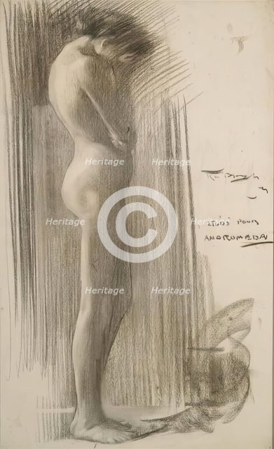 Study for "Andromeda", c1893. Creator: Robert Brough.