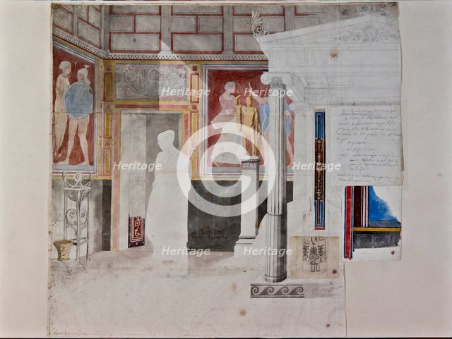 Study for Antiochus and Stratonice, ca 1835-1840.