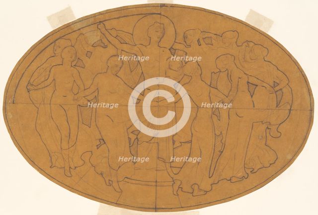 Study for "Apollo and the Muses", c. 1921. Creator: John Singer Sargent.