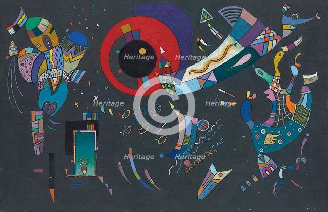Study for Around the Circle, 1940. Creator: Kandinsky, Wassily Vasilyevich (1866-1944).