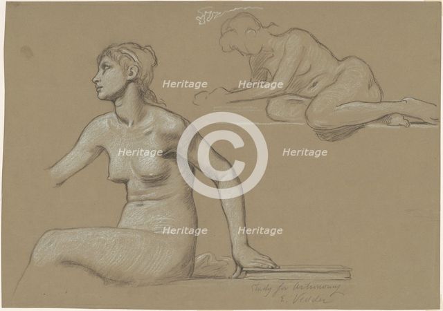 Study for "Astronomy", 1892. Creator: Elihu Vedder.
