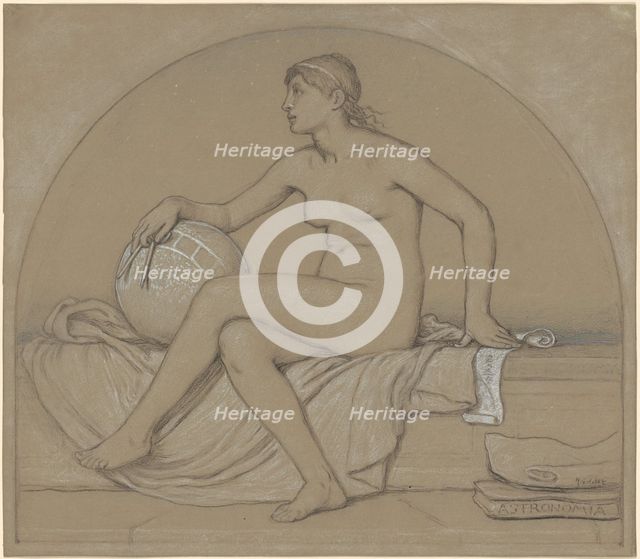 Study for "Astronomy", 1892. Creator: Elihu Vedder.