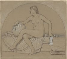Study for "Astronomy", 1892. Creator: Elihu Vedder