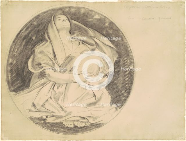 Study for "Astronomy", c. 1921. Creator: John Singer Sargent.