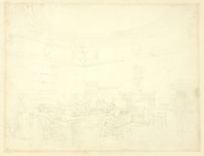 Study for Board of Trade, from Microcosm of London, c. 1809. Creator: Augustus Charles Pugin