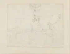Study for Bow Street Office, from Microcosm of London, c. 1808. Creator: Augustus Charles Pugin