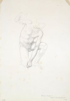 Study for Cupid, c. 1873-77. Creator: Sir Edward Coley Burne-Jones