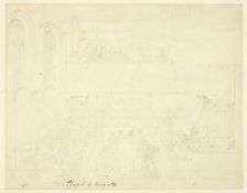 Study for Chapel of Newgate, from Microcosm of London, c. 1809. Creator: Augustus Charles Pugin