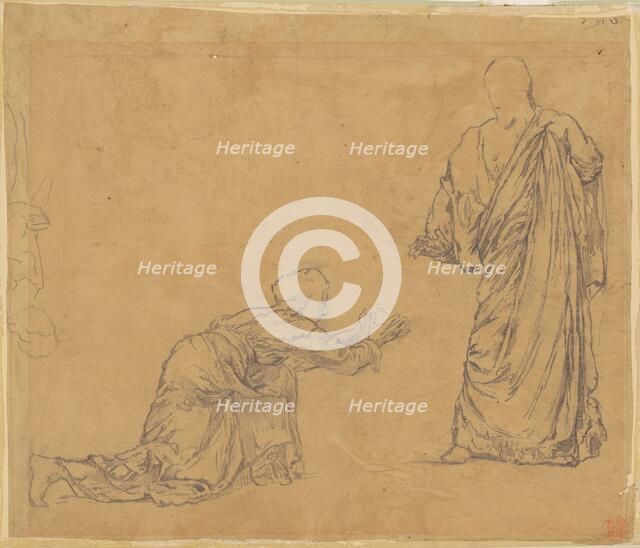 Study for "Christ Appearing to Mary", 1877-1878. Creator: John La Farge.