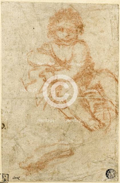 Study for Christ Child, 1610/12. Creator: Giacomo Cavedone.