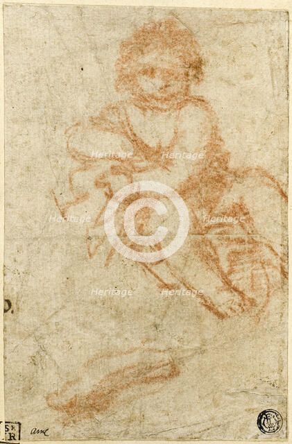 Study for Christ Child, 1610/12. Creator: Giacomo Cavedone.