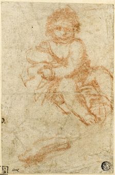Study for Christ Child, 1610/12. Creator: Giacomo Cavedone