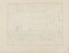 Study for Christie's Auction Room, c. 1808. Creator: Augustus Charles Pugin