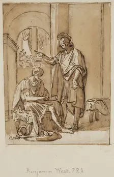 Study for Classical Subject, between 18th and 19th century. Creator: Benjamin West