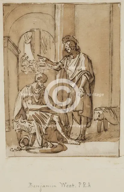 Study for Classical Subject, between 18th and 19th century. Creator: Benjamin West.