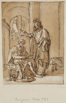 Study for Classical Subject, between 18th and 19th century. Creator: Benjamin West