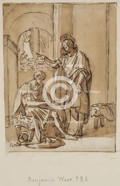 Study for Classical Subject, between 18th and 19th century. Creator: Benjamin West.