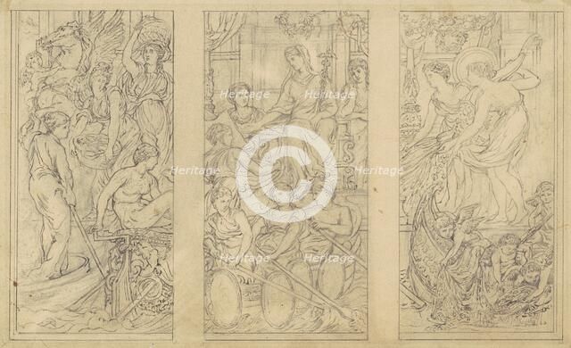 Study for "Commerce", c. 1885. Creator: John La Farge.