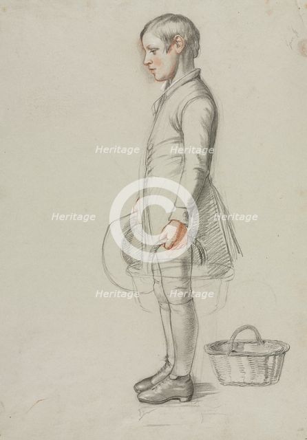 Study for "Country Cousins", c. 1847-1848. Creator: Richard Redgrave (British, 1804-1888).