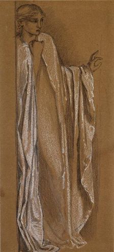 Study for Danae late 19th century. Artist: Sir Edward Coley Burne-Jones