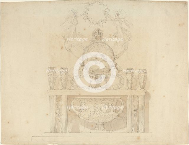 Study for Decorations of Buckingham Palace, 1820/1826. Creator: John Flaxman.