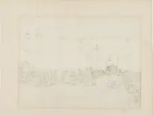 Study for Dining Hall, Asylum, c. 1808. Creator: Augustus Charles Pugin