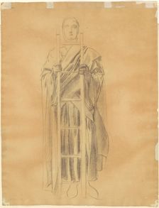 Study for "Dogma of the Redemption: Frieze of Angels" [verso], 1895-1903. Creator: John Singer Sargent