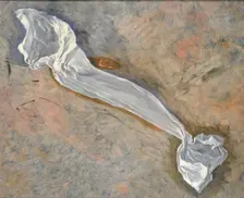 Study for Drapery of "Pursuit of the Ideal", 1891. Creator: Kenyon Cox