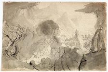 Study for Expulsion from the Garden of Eden, 1828. Creator: Thomas Cole