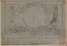 Study for En Tête Vignette in Tacitus "Tibère, ou Les Six Premiers Livres des Annales"..., c. 1768. Creator: Hubert Francois Gravelot
