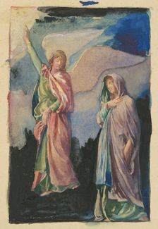 Study for "Faith" and "Hope", c. 1890. Creator: John La Farge