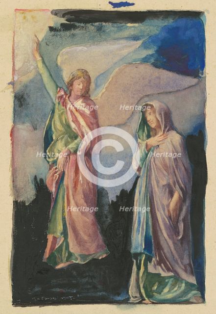 Study for "Faith" and "Hope", c. 1890. Creator: John La Farge.