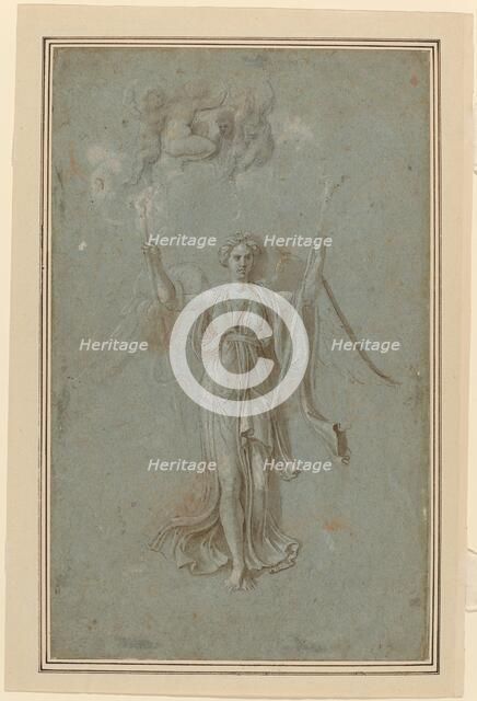 Study for Figure of Fame. Creator: Biagio Pupini.