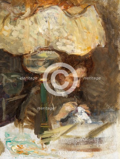 Study for Friends - Nanna Bendixson,  c.1907. Creator: Hanna Pauli.