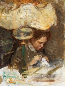 Study for Friends - Nanna Bendixson, c.1907. Creator: Hanna Pauli