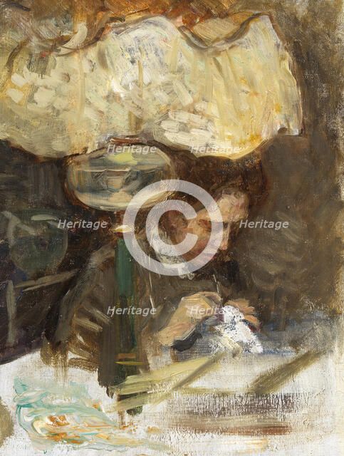 Study for Friends - Nanna Bendixson,  c.1907. Creator: Hanna Pauli.