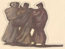 Study for "Greek Girls Bathing", c. 1872. Creator: Elihu Vedder