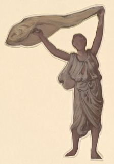 Study for "Greek Girls Bathing", c. 1872. Creator: Elihu Vedder