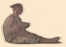 Study for "Greek Girls Bathing", c. 1872. Creator: Elihu Vedder