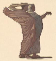 Study for "Greek Girls Bathing", c. 1872. Creator: Elihu Vedder