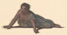 Study for "Greek Girls Bathing", c. 1872. Creator: Elihu Vedder