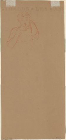 Study for "Greek Girls Bathing" [verso], c. 1872. Creator: Elihu Vedder
