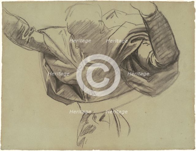 Study for "Handmaid of the Lord", 1903-1916. Creator: John Singer Sargent.