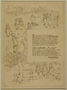 Study for Home-Beauty, c. 1883. Creator: Catherine Greenaway