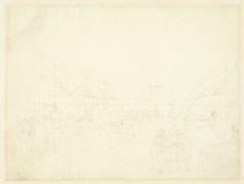 Study for Hospital, Middlesex, from Microcosm of London, c. 1808. Creator: Augustus Charles Pugin