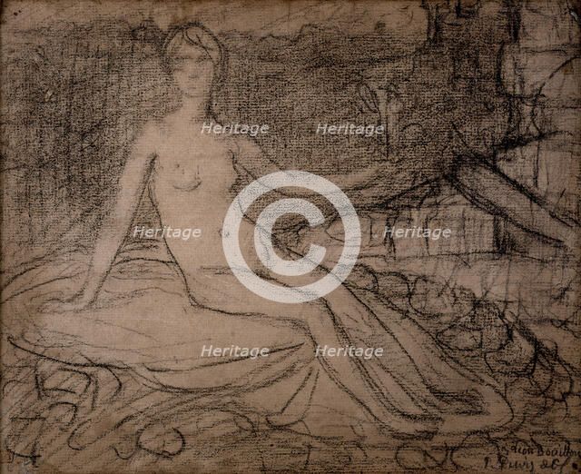Study for "Hope", c1872. Creator: Pierre Puvis de Chavannes.
