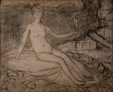 Study for "Hope", c1872. Creator: Pierre Puvis de Chavannes